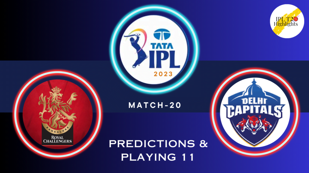 TATA IPL 2023 Royal Challengers Bangalore (RCB) vs Lucknow Super Giants (LSG) Match 15 - venue, squad, pitch report, Team 11 Predictions